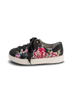 black/floral