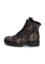 black/floral